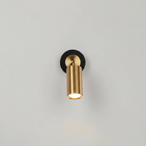 Applique Murale Spot Orientable Or — photo produit fond gris