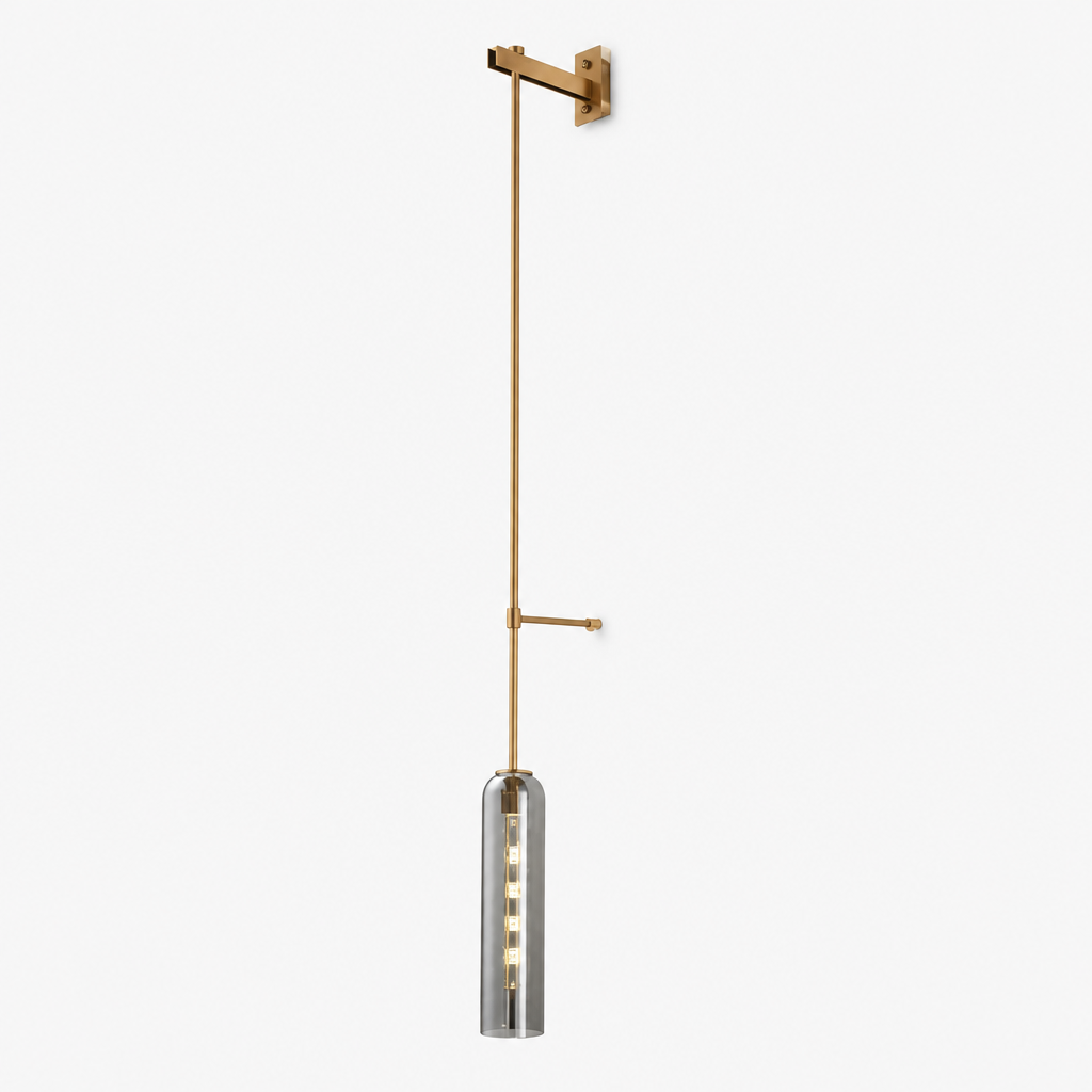 Applique Murale Verre Tube Suspendue Nordic Design