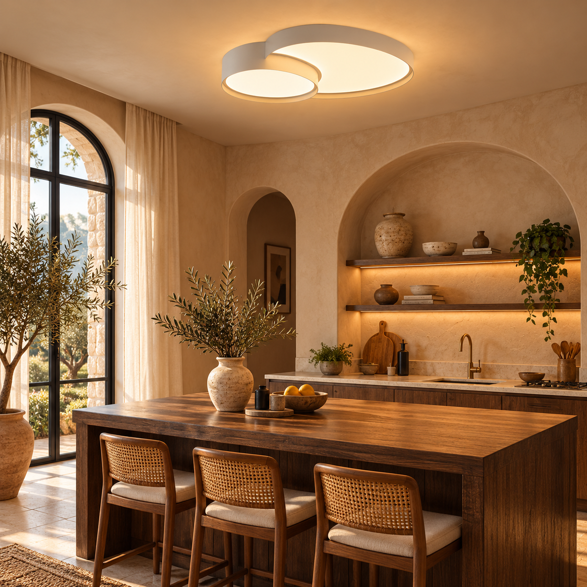 Plafonnier LED Design Moderne