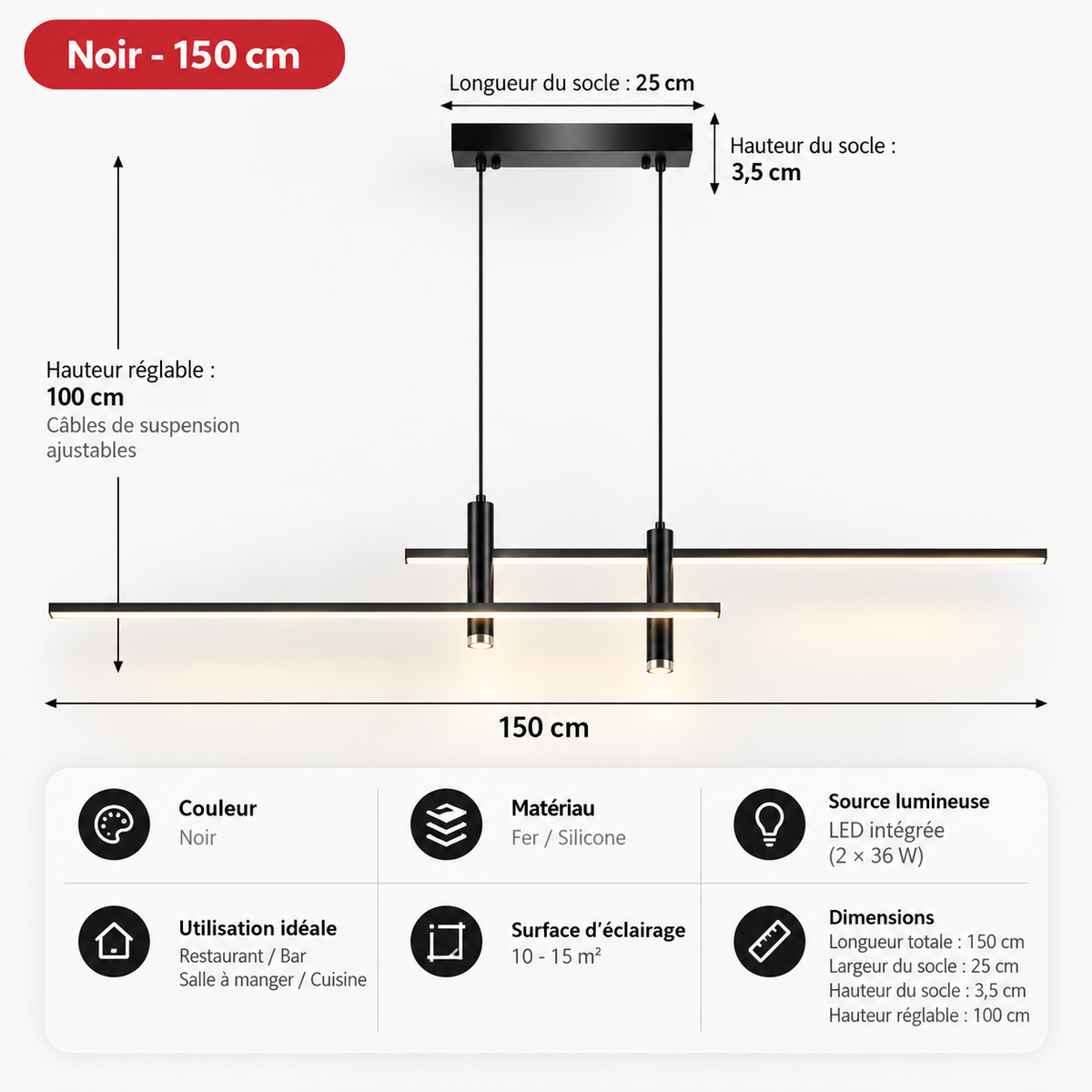 Suspension Longue