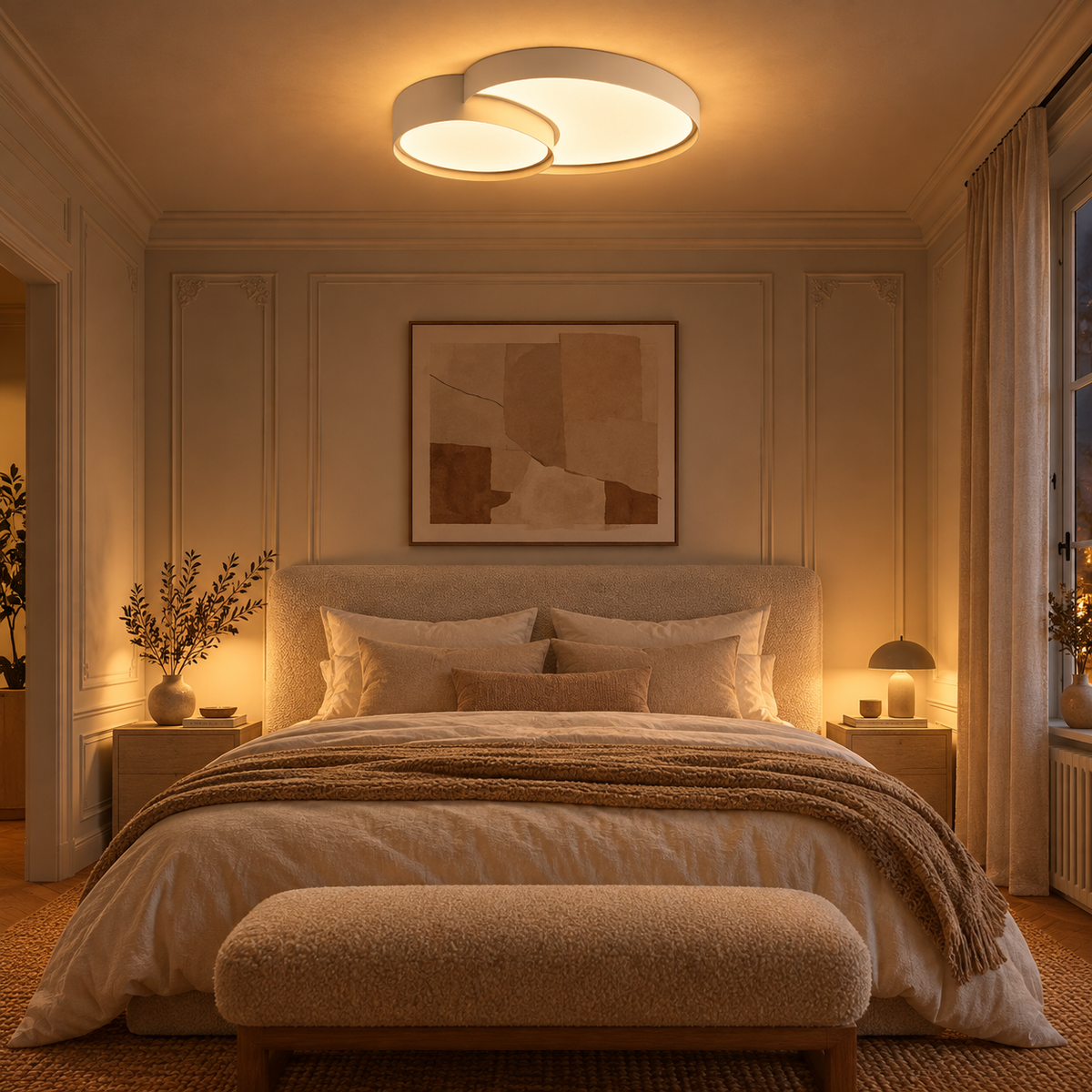 Plafonnier LED Design Moderne