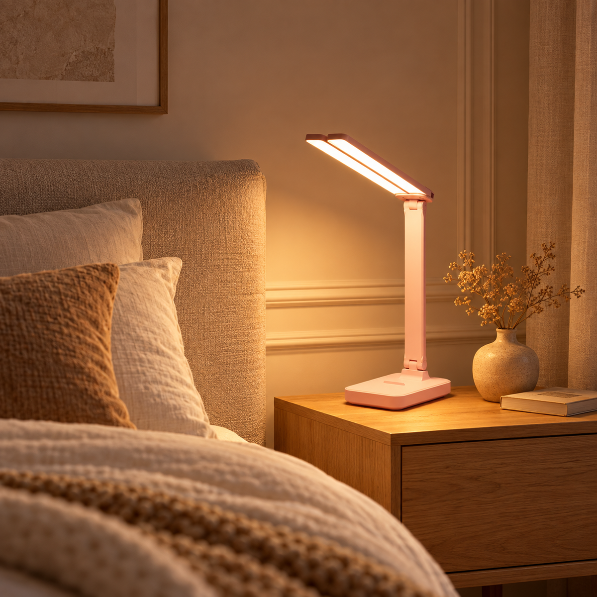 Lampe de Bureau Flexible Sans Fil
