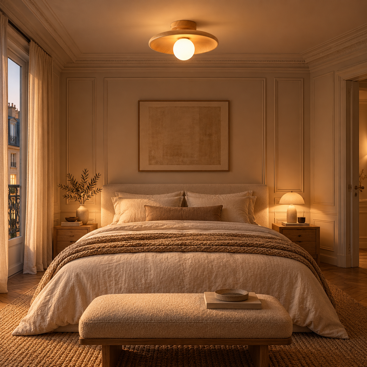 Plafonnier en Bois