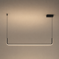 Plafonnier LED Noir Suspendu