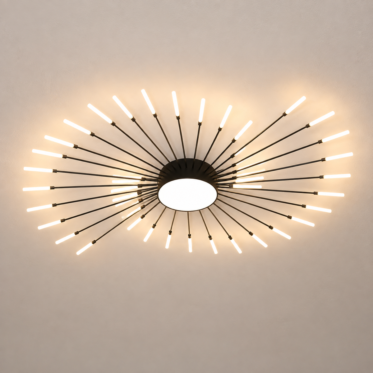 Plafonnier Sculptural Doré 20 LED