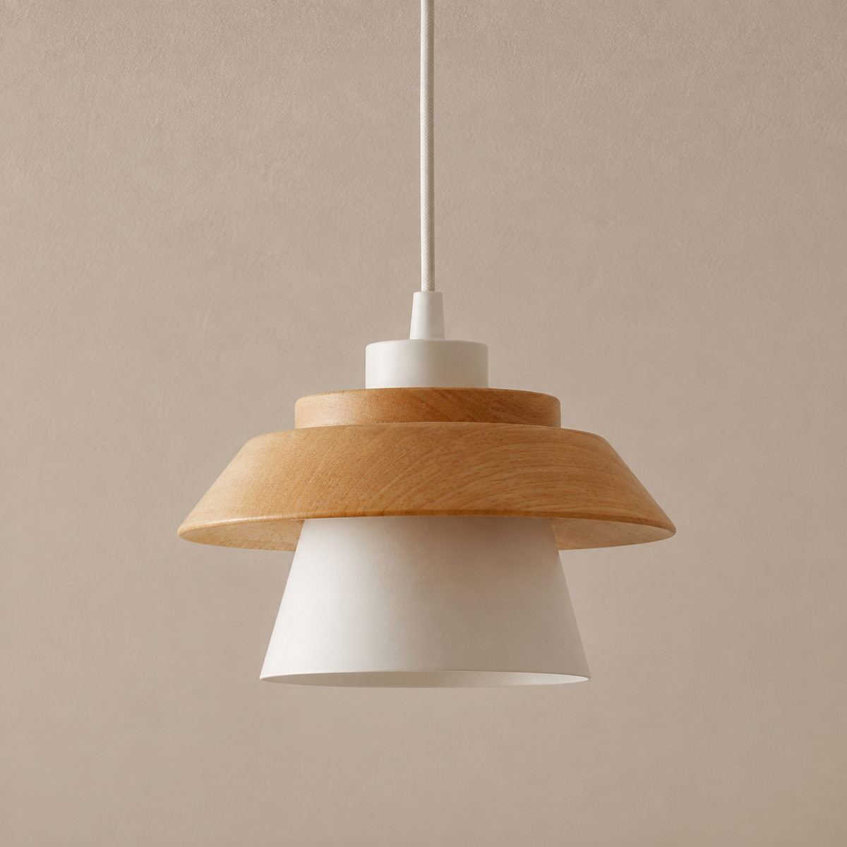 Suspension Bois et Métal