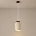 Suspension Pierre Travertin Naturelle et Bois