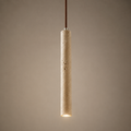 Suspension Travertin Cylindre