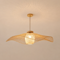 Plafonnier Rotin Bambou Naturel