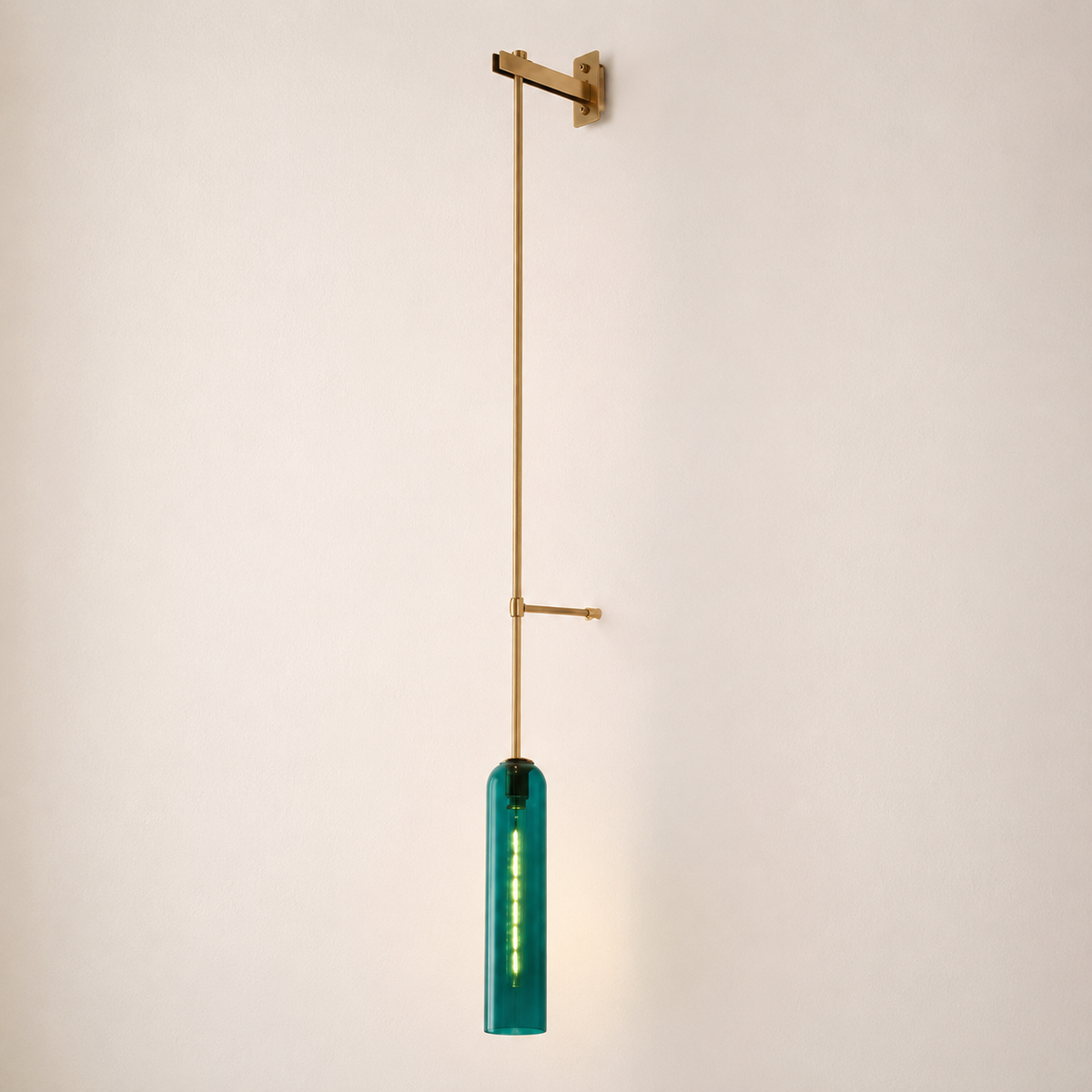 Applique Murale Verre Tube Suspendue Nordic Design