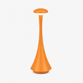 Lampe Champignon USB-C Rechargeable Orange — photo produit fond gris