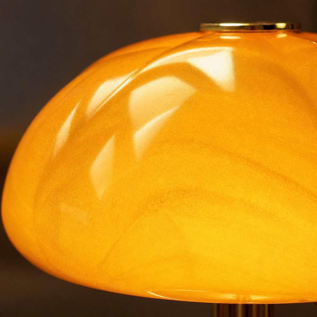 Lampe Cristal — gros plan détail matière