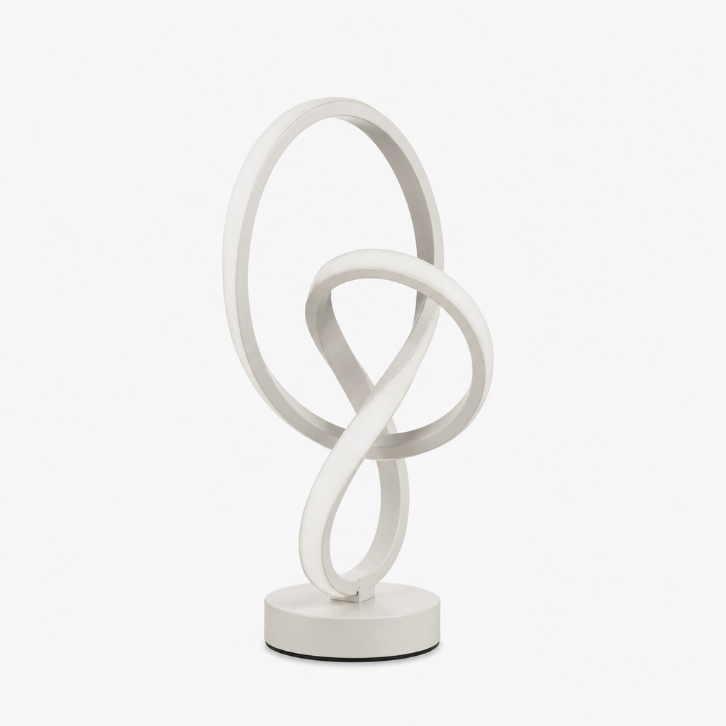 Lampe de Bureau LED USB 3 Couleurs Blanc — photo produit fond gris