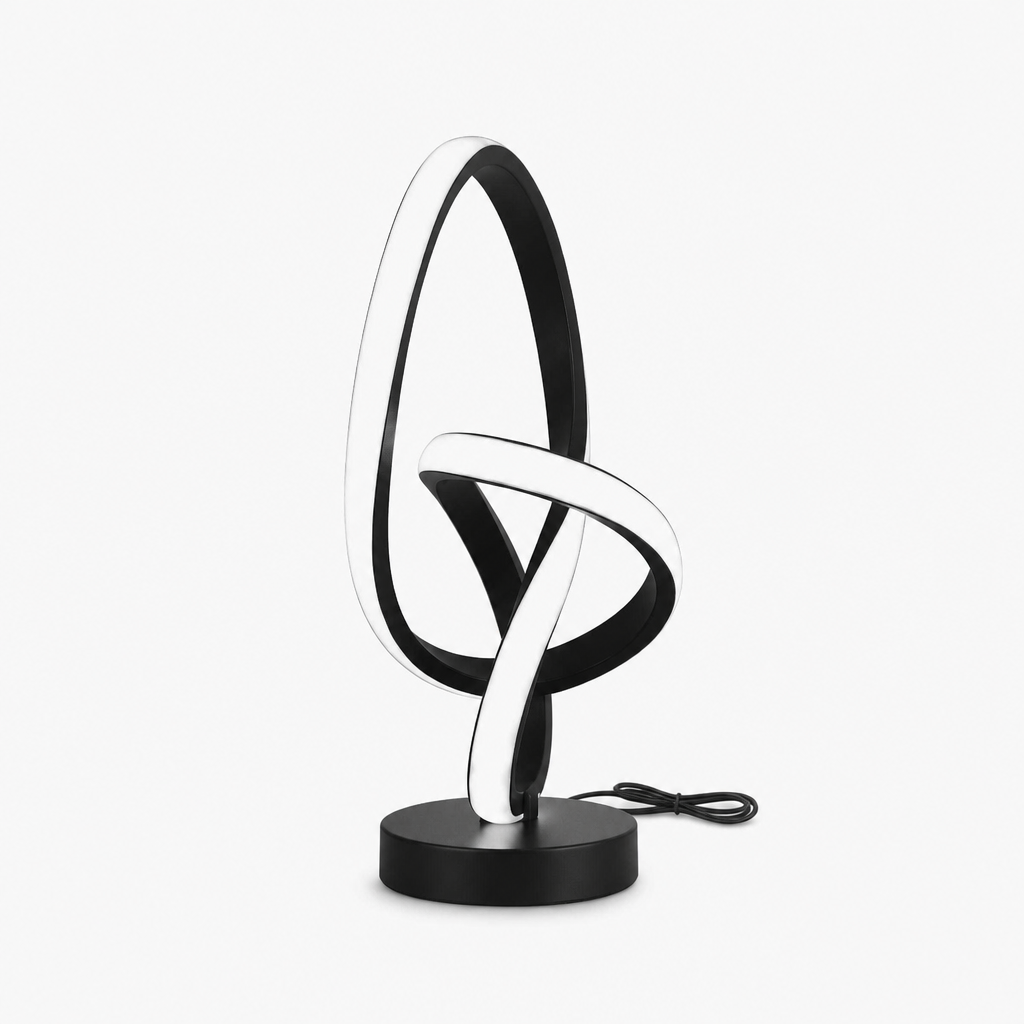Lampe de Bureau LED USB 3 Couleurs Noir — photo produit fond gris