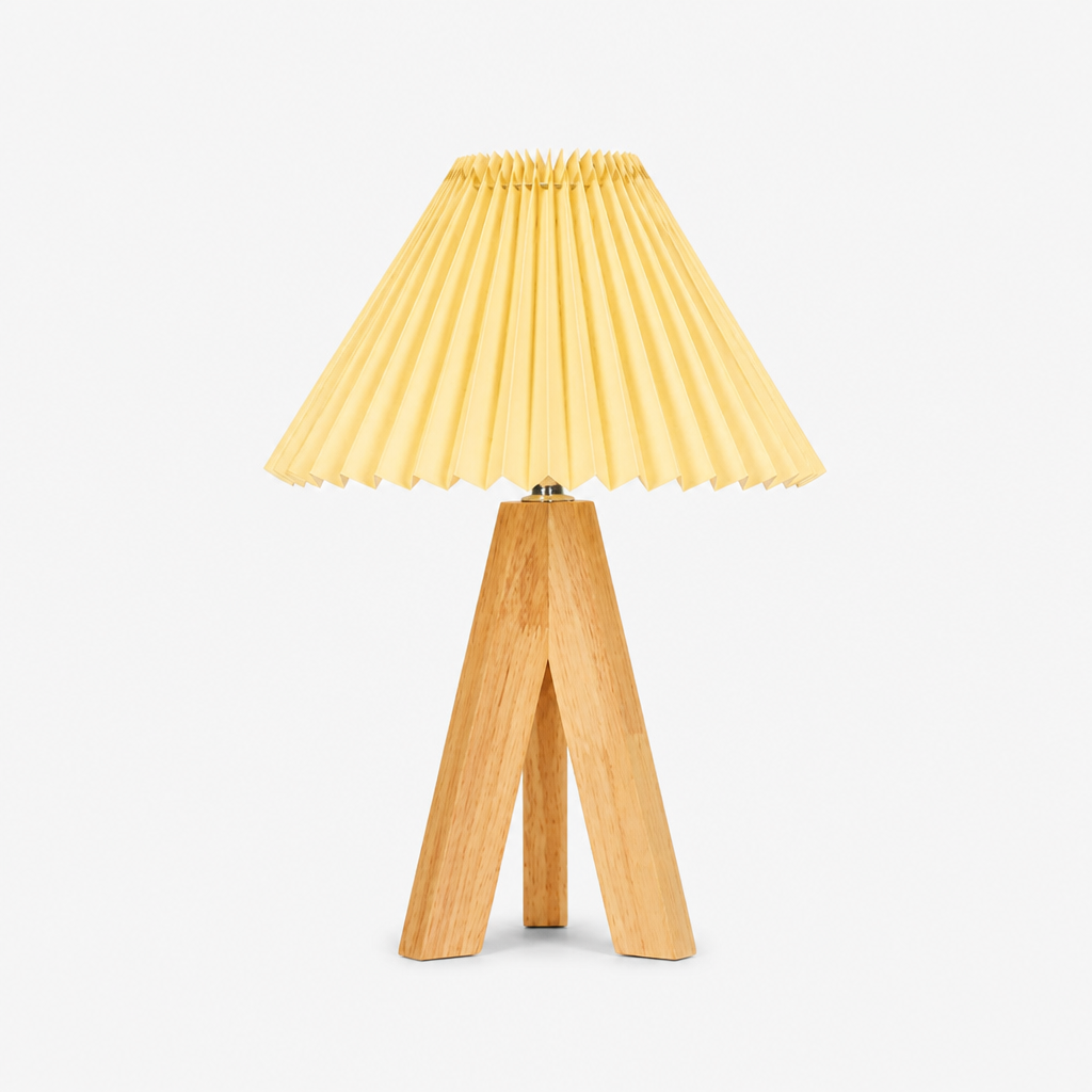 Lampe de Chevet USB Bambou Dimmable C — photo produit fond gris
