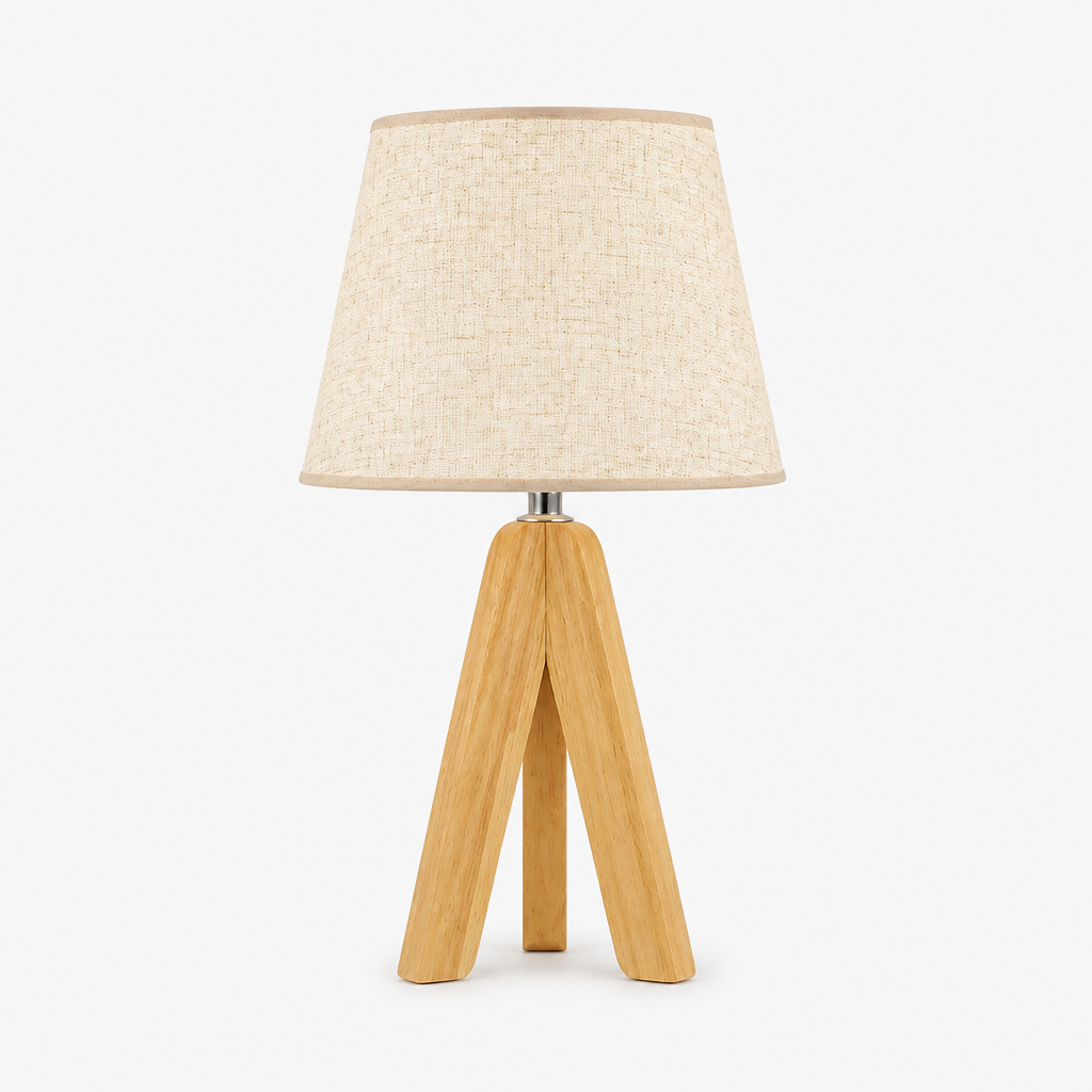 Lampe de Chevet USB Bambou Dimmable D — photo produit fond gris