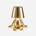 Lampe Statuette Tactile Dorée USB A — photo produit fond gris