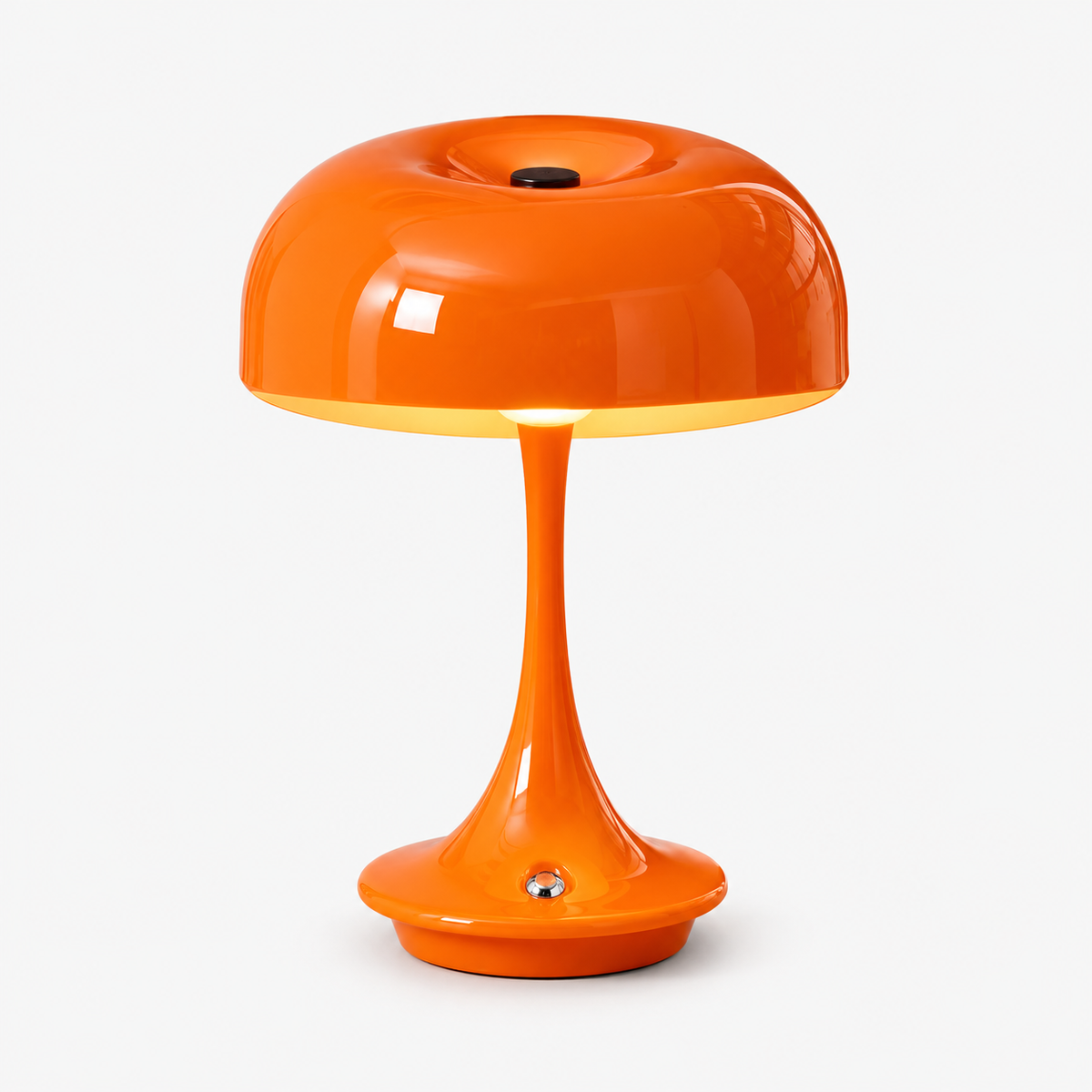 Lampe Tactile Sans Fil Orange — photo produit fond gris
