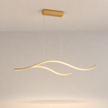 Lustre Barre Doré — photo produit fond gris