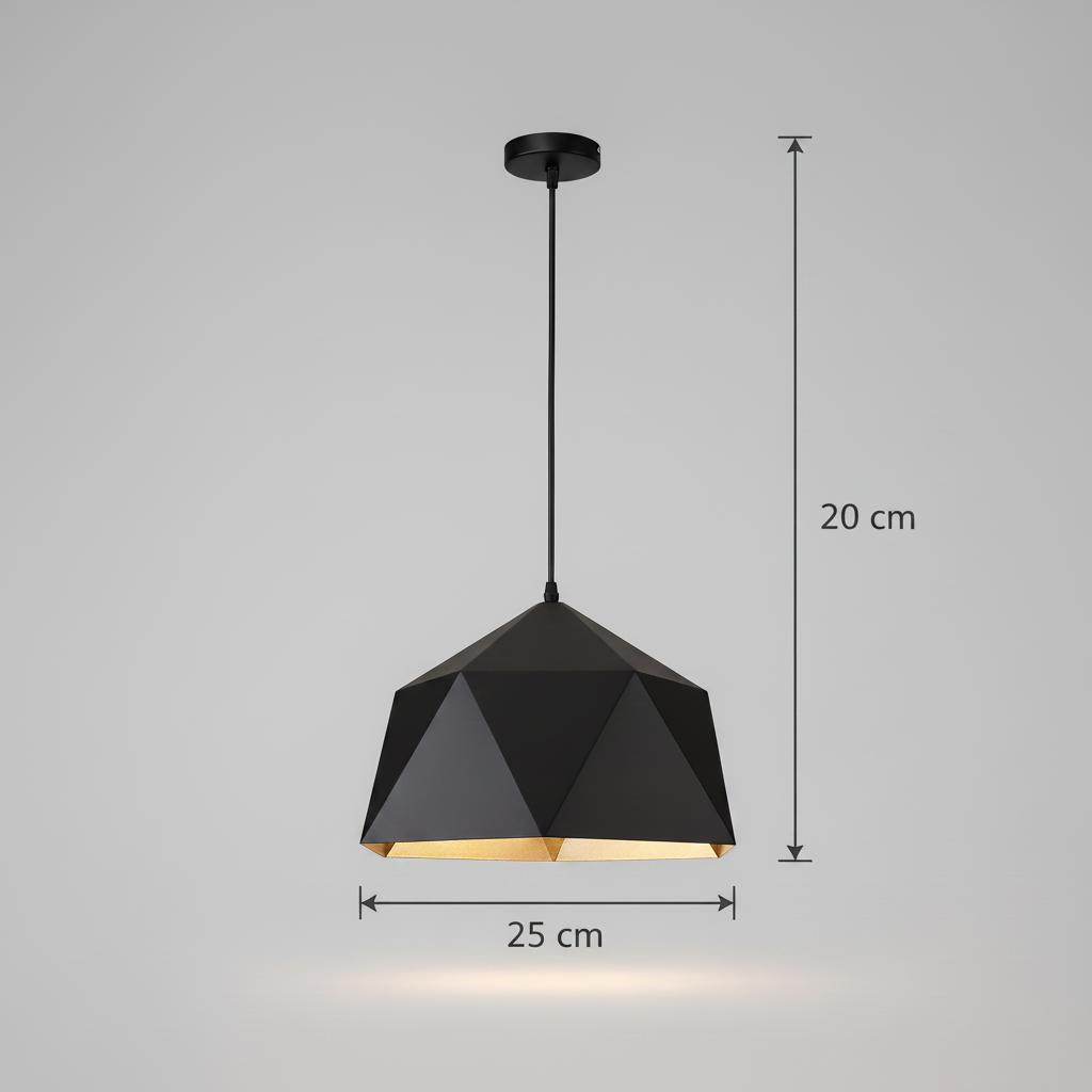 Modern Simple Ceiling Chandeliers Iron E27 Pendant Lamps for Kitchen Bedroom Restaurant Home Black Single Head Chandelier — dimensions 20 cm x 25 cm