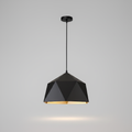 Modern Simple Ceiling Chandeliers Iron E27 Pendant Lamps for Kitchen Bedroom Restaurant Home Black Single Head Chandelier Noir — photo produit fond gris