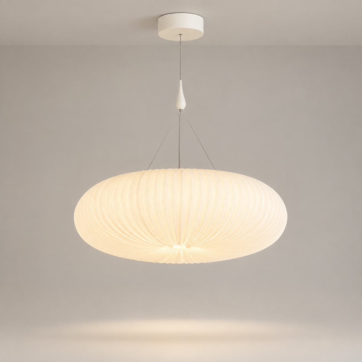 Plafonnier LED Suspendu 45cm — photo produit fond gris
