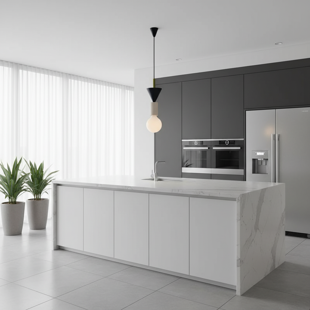 Suspension Bois Nordique — mise en situation cuisine
