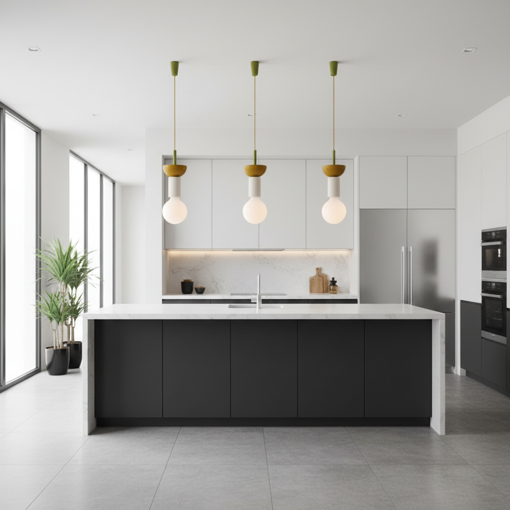 Suspension Bois Nordique — mise en situation cuisine