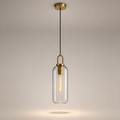 Suspension Globe Verre Nordique 13cm Transparent — photo produit fond gris