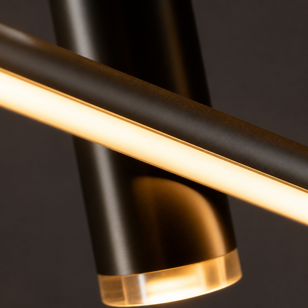 Suspension Longue — gros plan détail matière