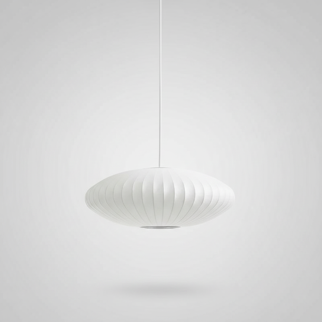 Suspension Tissu Soie — photo produit fond gris